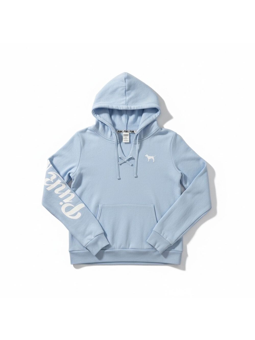 Victoria's Secret Pink Light Blue Hoodie Size Medium